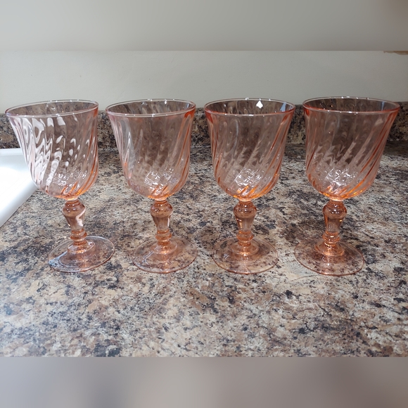 Pink Wine Glasses - Rosaline - Picture 1 of 2